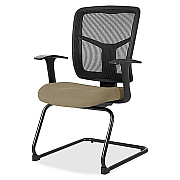 Lorell ErgoMesh Series Mesh Back Guest Chair with Arms (8620233)
