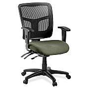 Lorell ErgoMesh Series Managerial Mesh Mid-Back Chair (8620185)