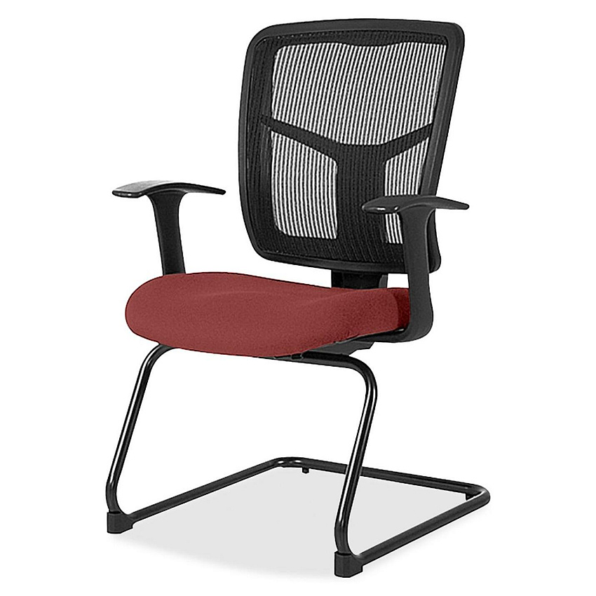 Lorell ErgoMesh Series Mesh Back Guest Chair with Arms (8620288)