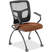 Lorell Mesh Back Nesting Training/Guest Chairs (8437430)