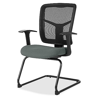 Lorell ErgoMesh Series Mesh Back Guest Chair with Arms (8620232)