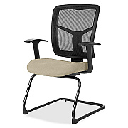 Lorell ErgoMesh Series Mesh Back Guest Chair with Arms (8620287)