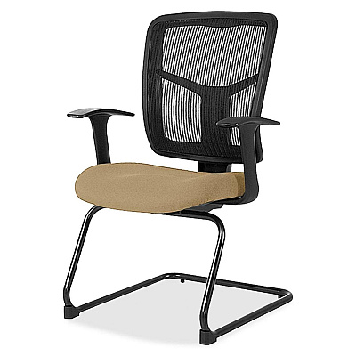 Lorell ErgoMesh Series Mesh Back Guest Chair with Arms (8620262)
