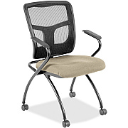 Lorell Mesh Back Nesting Training/Guest Chairs (8437487)