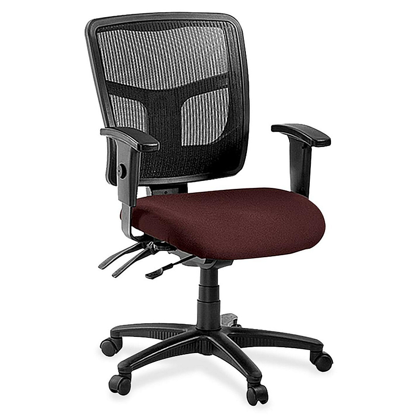 Lorell ErgoMesh Series Managerial Mesh Mid-Back Chair (8620164)