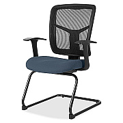 Lorell ErgoMesh Series Mesh Back Guest Chair with Arms (8620284)