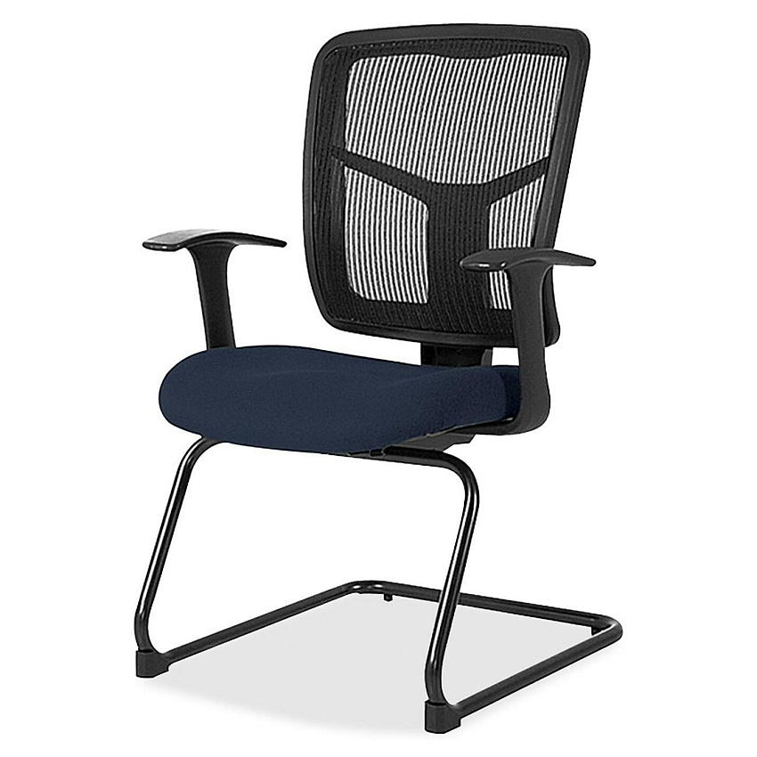 Lorell ErgoMesh Series Mesh Back Guest Chair with Arms (8620243)