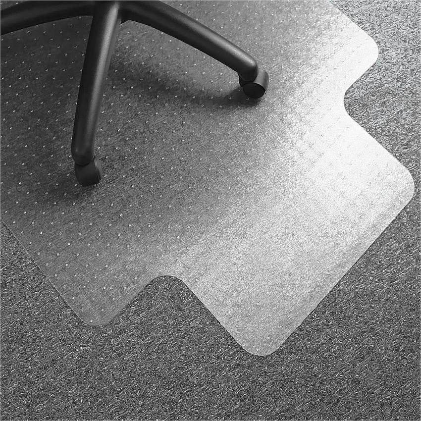 Computex Anti-Static Vinyl Lipped Chair Mat for Carpets up to 3/8" - 36" x 48" (FLR319226LV)