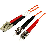 StarTech 3m Ofnp Lc To St Duplex Fiber Cable (50FIBPLCST3)