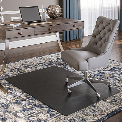 deflecto EconoMat Chair Mat (DEFCM11242BLK)
