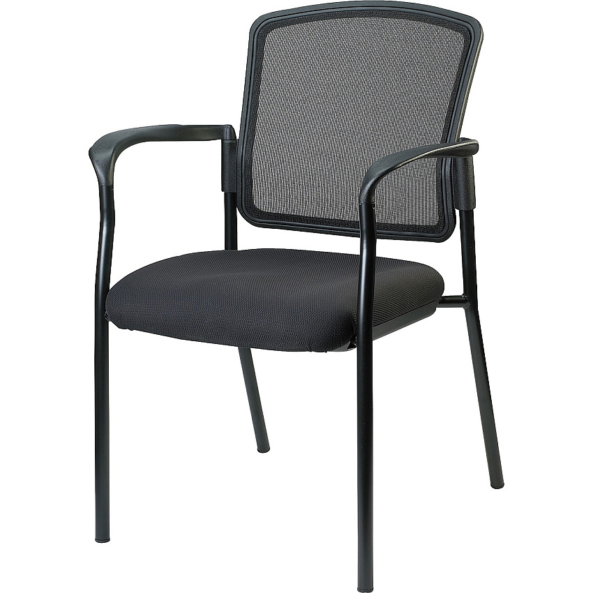 Lorell Mesh Back Stackable Guest Chair (LLR23100)