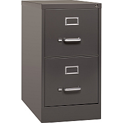 Lorell Fortress Series 26-1/2" Commercial-Grade Vertical File Cabinet (LLR60156)