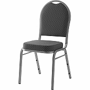 Lorell Round High-Back Upholstered Stack Chairs (LLR62525)