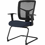 Lorell ErgoMesh Series Mesh Side Arm Guest Chair (8620201)