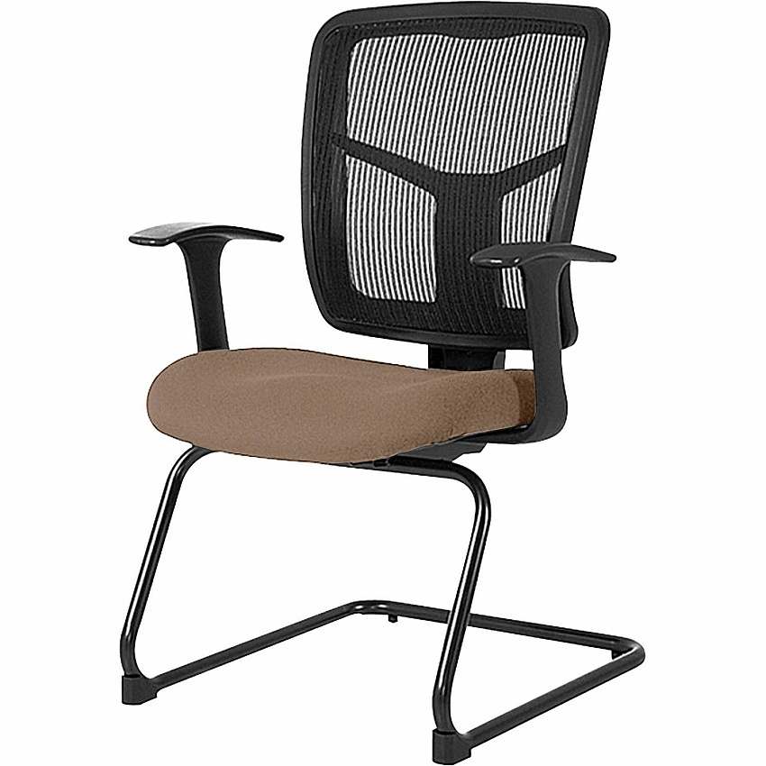 Lorell ErgoMesh Series Mesh Side Arm Guest Chair (8620203)