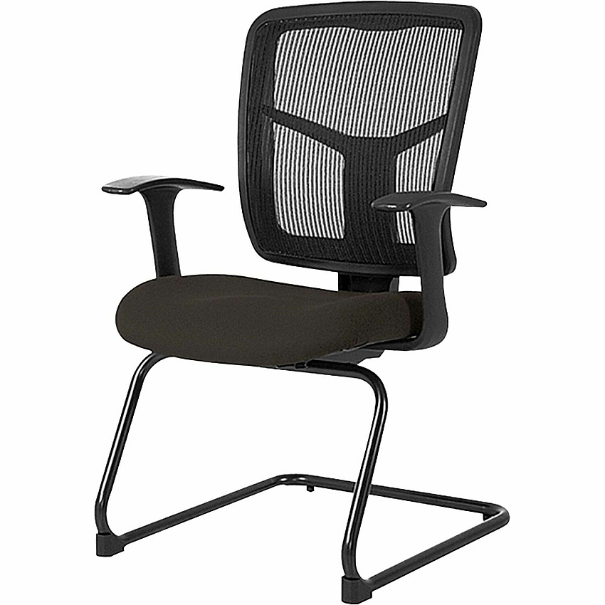 Lorell ErgoMesh Series Mesh Side Arm Guest Chair (8620204)