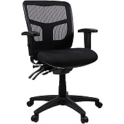 Lorell Ergomesh Swivel Mesh Mid-back Office Chair (LLR86802)