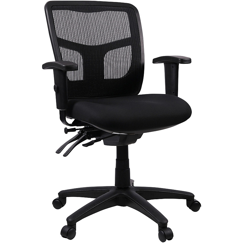 Lorell Ergomesh Swivel Mesh Mid-back Office Chair (LLR86802)