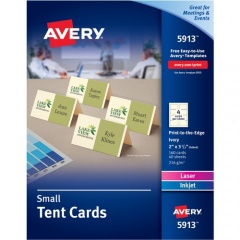 Avery Laser, Inkjet Tent Card - Ivory (5913)