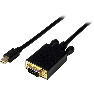 StarTech Mini Displayport To Vga Cable 10ft Black (MDP2VGAMM10B)