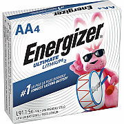 Energizer Ultimate Lithium AA Batteries (1 Pack), 1.5V Lithium Double A Batteries (EVEL91)
