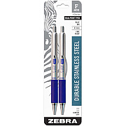 Zebra STEEL 4 Series F-402 Retractable Ballpoint Pen (ZEB29222)
