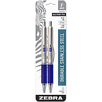 Zebra STEEL 4 Series F-402 Retractable Ballpoint Pen (ZEB29222)