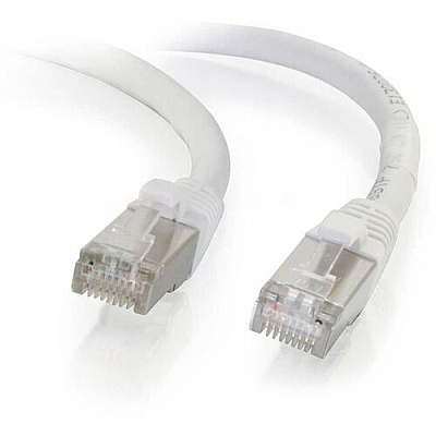 C2G 9ft Cat6 Snagless Stp Cbl-wht (00922)