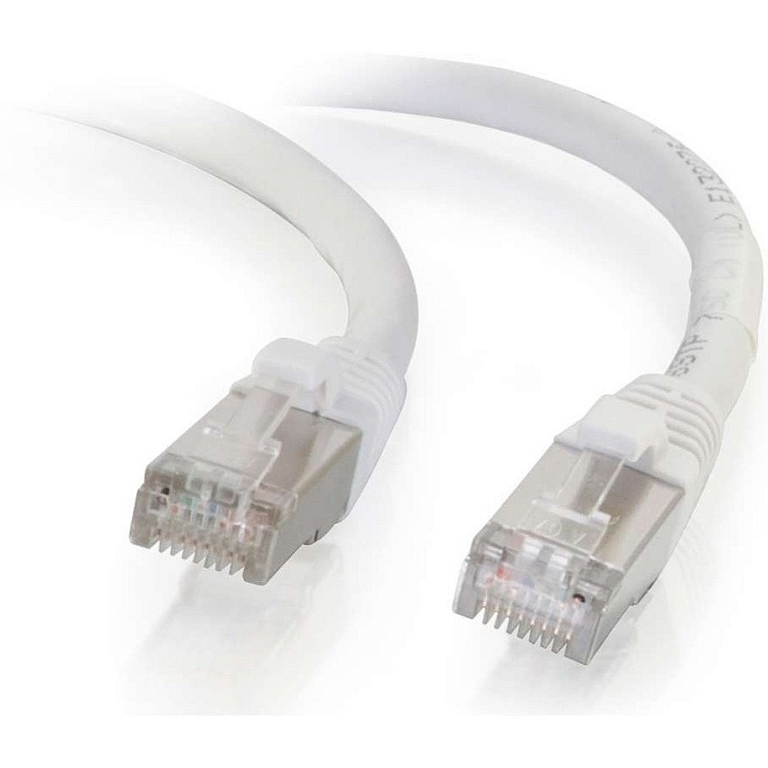 C2G 14ft Cat6 Snagless Stp Cbl-wht (00925)