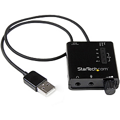StarTech Usb Sound Card Audio Adapter W/ Spdif (ICUSBAUDIO2D)