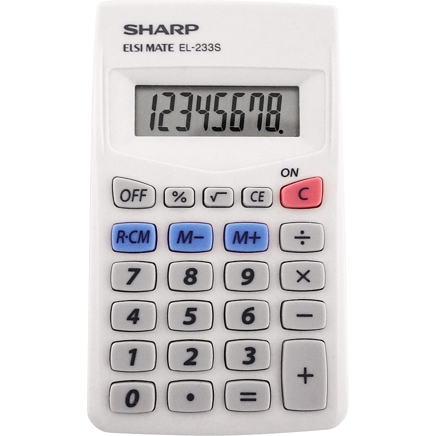 Sharp EL-240SAB 8-Digit Handheld Calculator