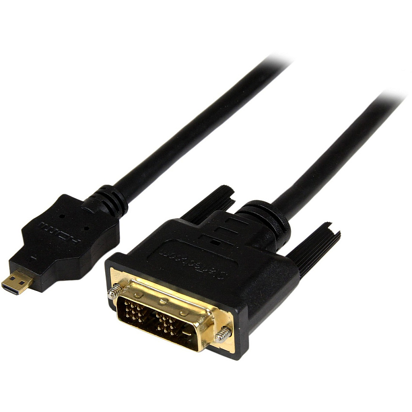 StarTech 6ft (2m) Micro Hdmi To Dvi Cable Adapter (HDDDVIMM2M)