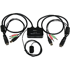 StarTech 2 Port Usb Hdmi Cable Kvm Switch (SV211HDUA)