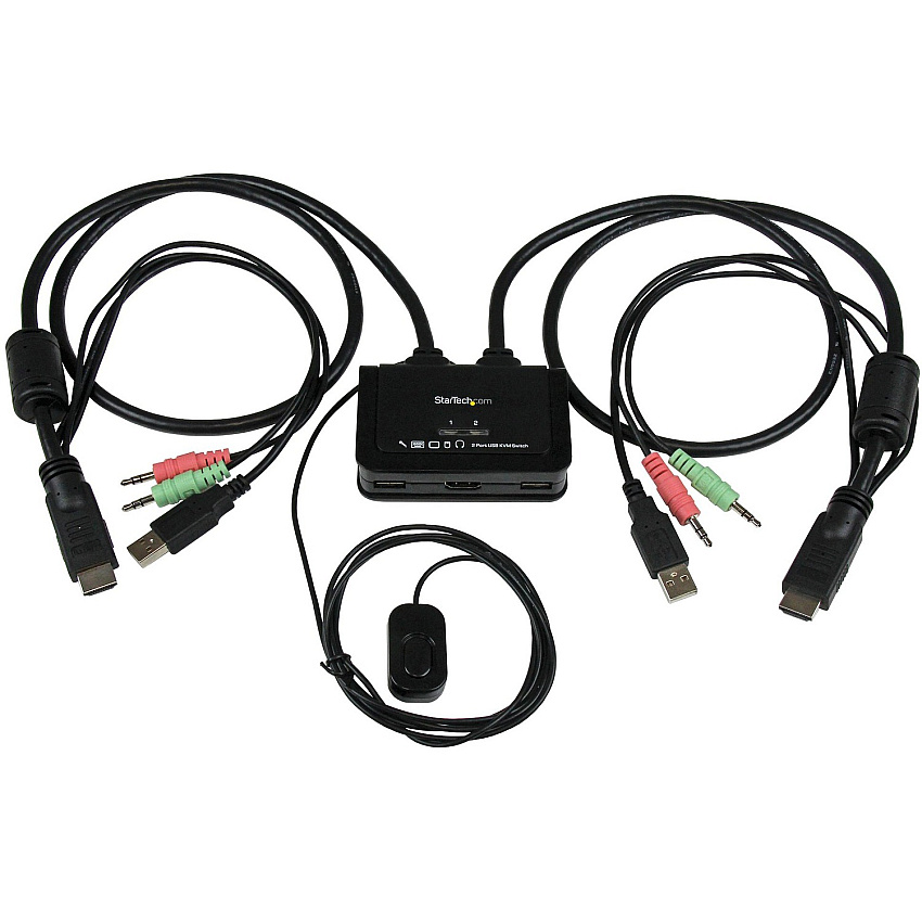StarTech 2 Port Usb Hdmi Cable Kvm Switch (SV211HDUA)