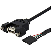 StarTech 3ft Panel Mount Usb A / Usb Header Cable (USBPNLAFHD3)