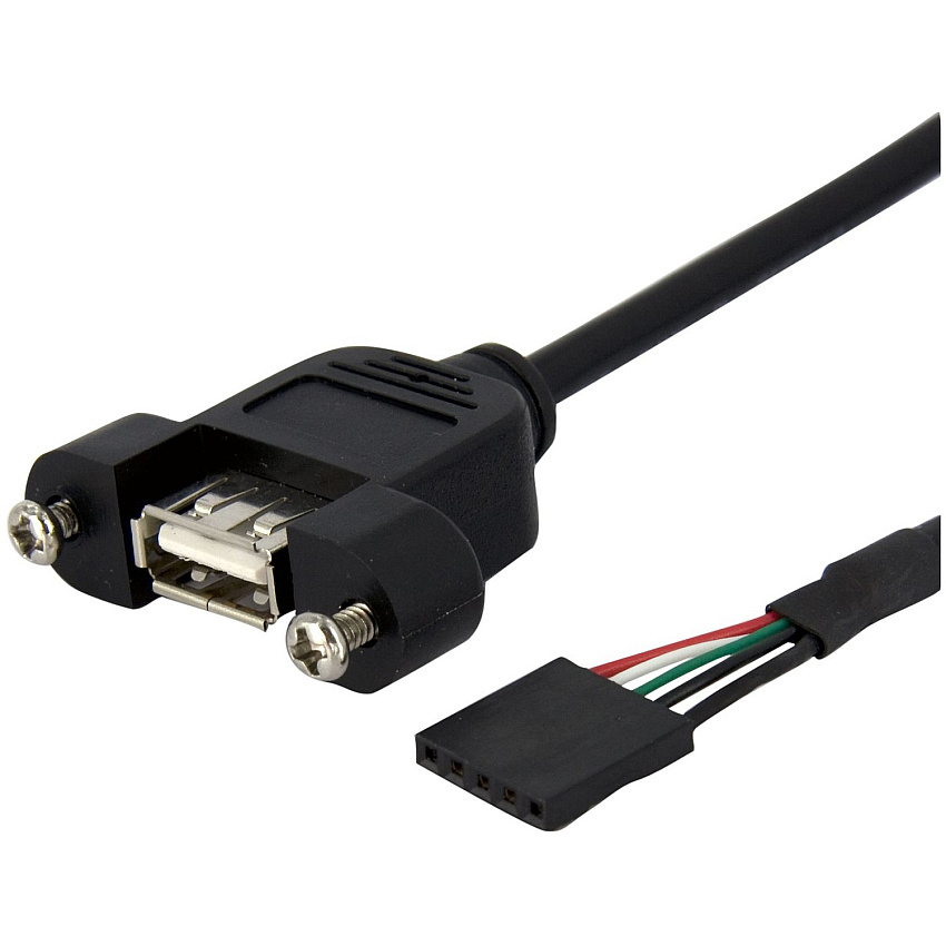 StarTech 3ft Panel Mount Usb A / Usb Header Cable (USBPNLAFHD3)