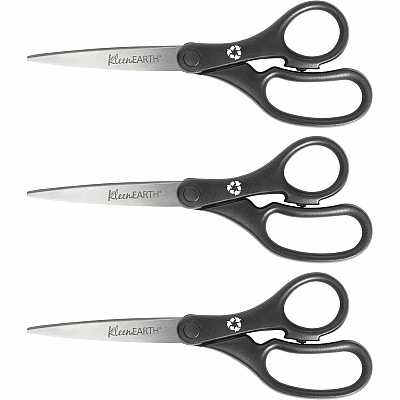 Westcott KleenEarth 8" Basic Recycled Straight Scissors (ACM15585)