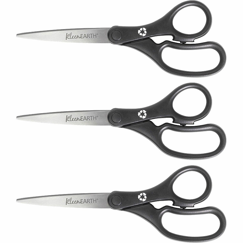 Westcott KleenEarth 8" Basic Recycled Straight Scissors (ACM15585)