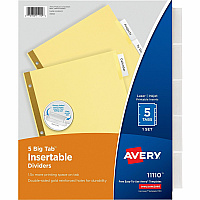 Avery Big Tab Insertable Dividers (AVE11113)