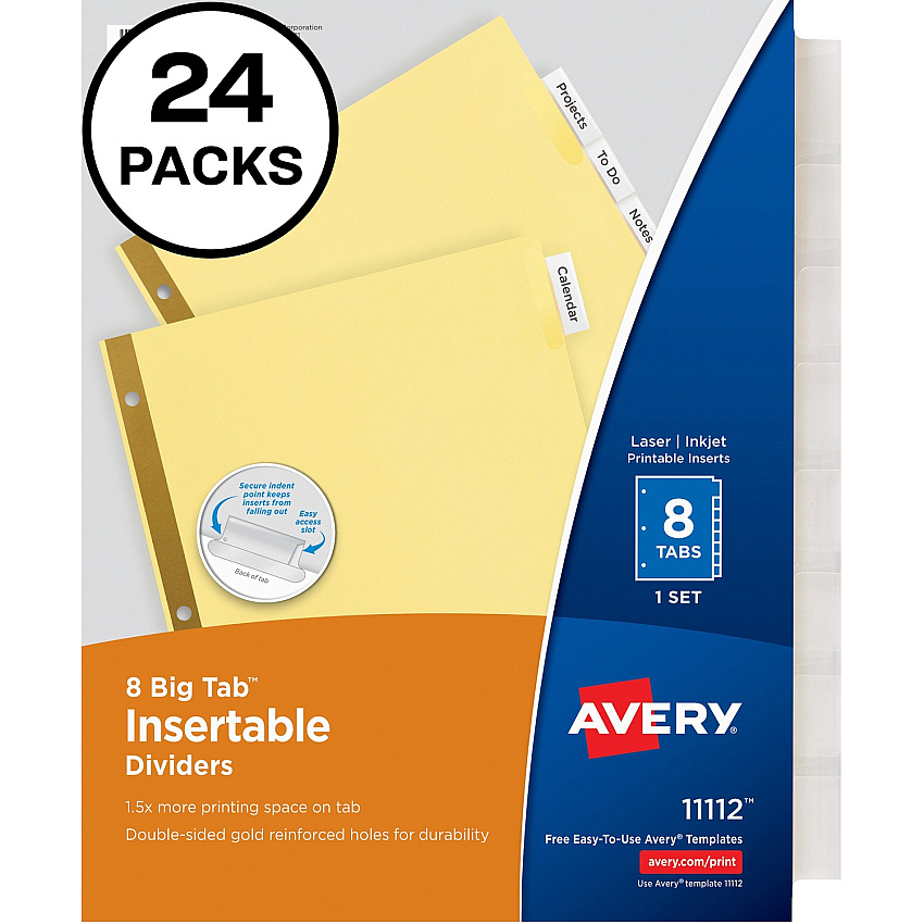 Avery Big Tab Insertable Dividers (AVE11115)