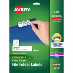 Avery Extra-large TrueBlock Filing Labels (8425)