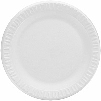 Dart Concorde 9" Nonlaminated Foam Plates (DCC9PWCR)