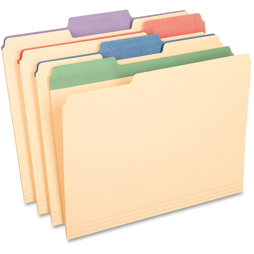 Pendaflex 1/3 Tab Cut Letter Recycled Top Tab File Folder (PFX84101)