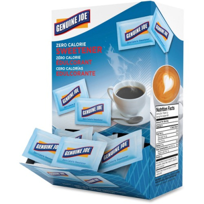 Genuine Joe Aspartame Zero Calorie Sweetener Packs (70471)