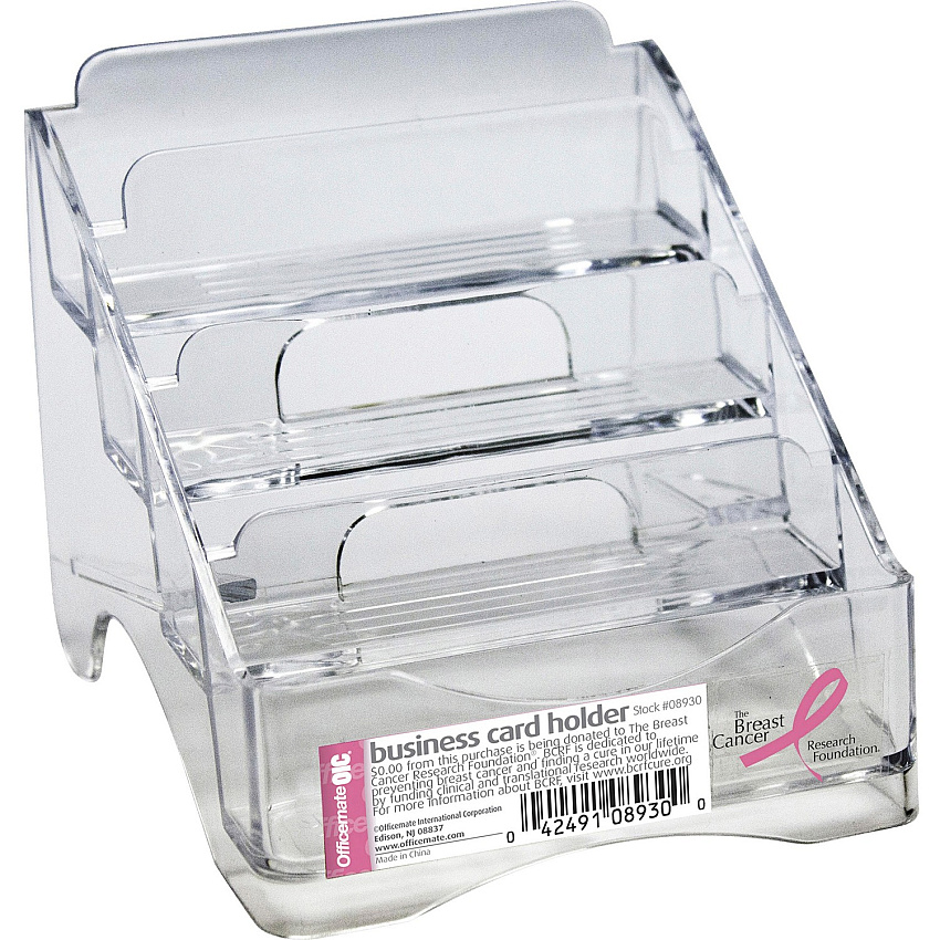 Officemate 4-tier BCA Business Card Holder (OIC08930)