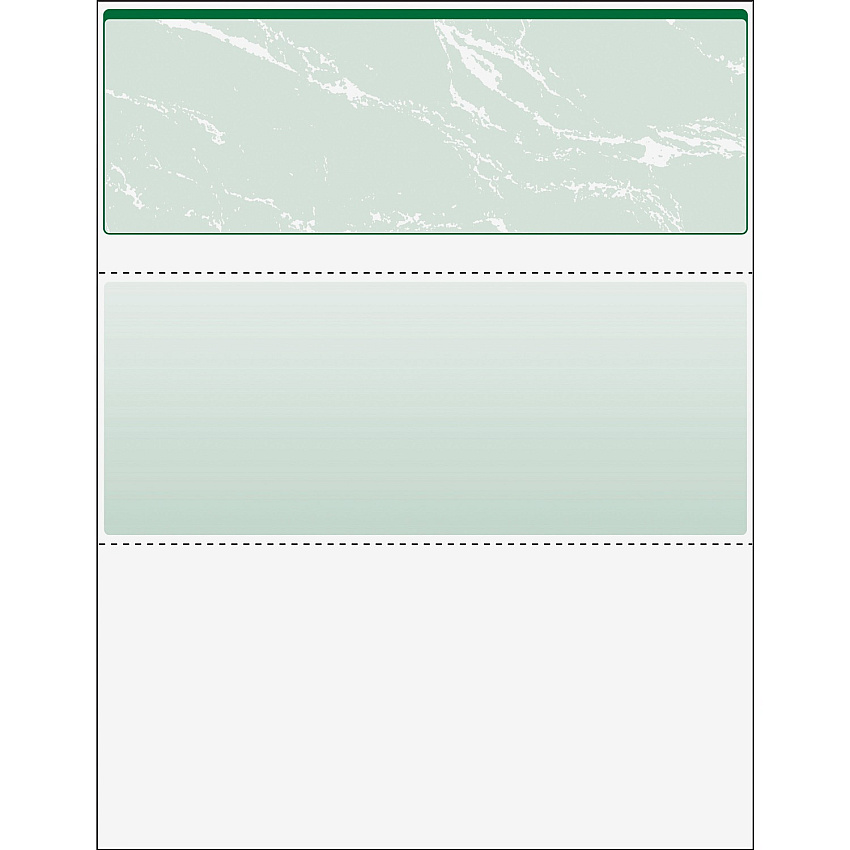 DocuGard High Security Green Marble Business Checks with 11 Features to Prevent Fraud (PRB04502)