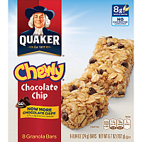 Quaker Chocolate Chip Chewy Granola Bars (QKR31182)