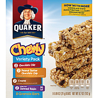 Quaker Chewy Granola Bars Variety Pack (QKR31188)