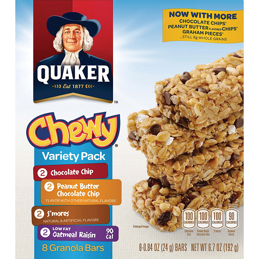 Quaker Chewy Granola Bars Variety Pack (QKR31188)