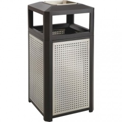 Safco Evos Series Steel Trash Can (9935BL)